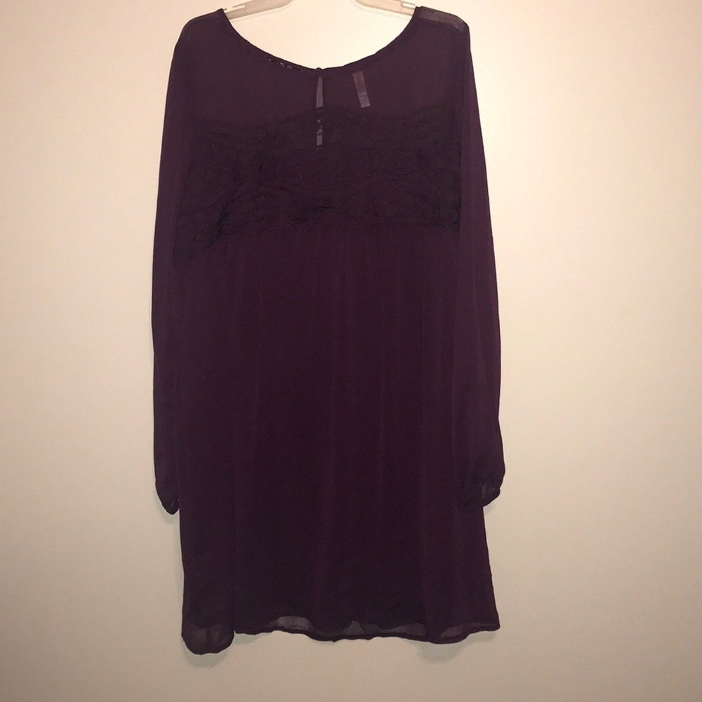 Never been worn dress XHILARATION PLUM DRESS